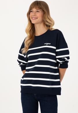 Kadın Lacivert Sweatshirt - 50313572004