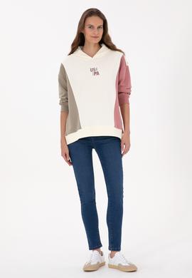 Kadın Krem Sweatshirt - 50313585008