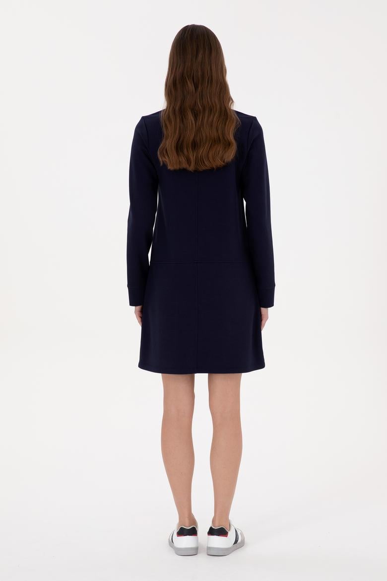 Kadın Mürdüm Örme Elbise - 50314212005