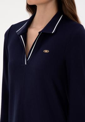 Kadın Mürdüm Örme Elbise - 50314212005