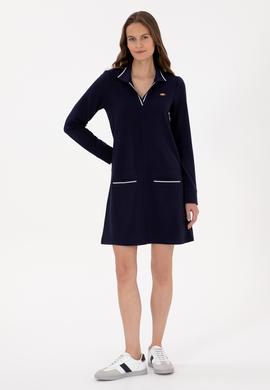 Kadın Mürdüm Örme Elbise - 50314212005