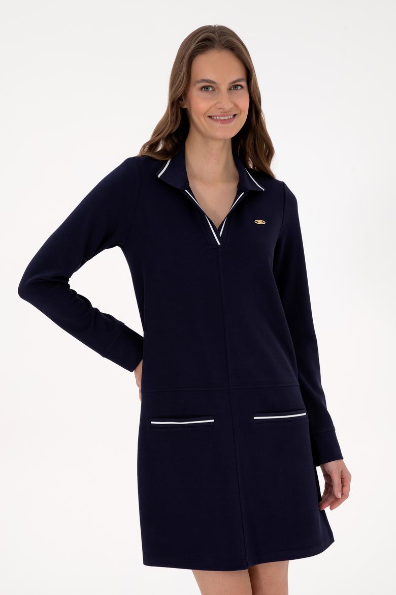 Kadın Mürdüm Örme Elbise - 50314212005