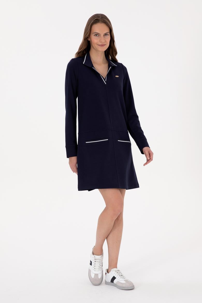 Kadın Mürdüm Örme Elbise - 50314212005