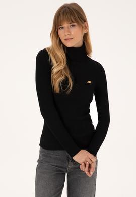 Kadın Siyah Kazak - 50314756004