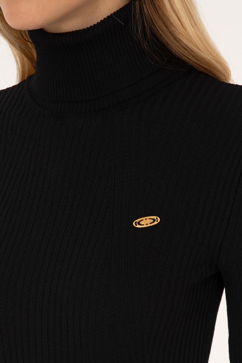 Kadın Siyah Kazak - 50314756004