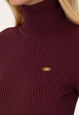 Kadın Bordo Kazak - 50314756020