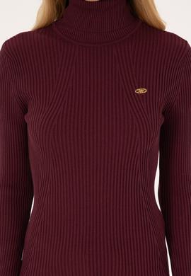 Kadın Bordo Kazak - 50314756020