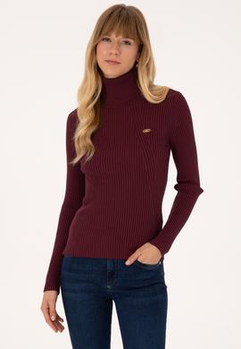 Kadın Bordo Kazak - 50314756020