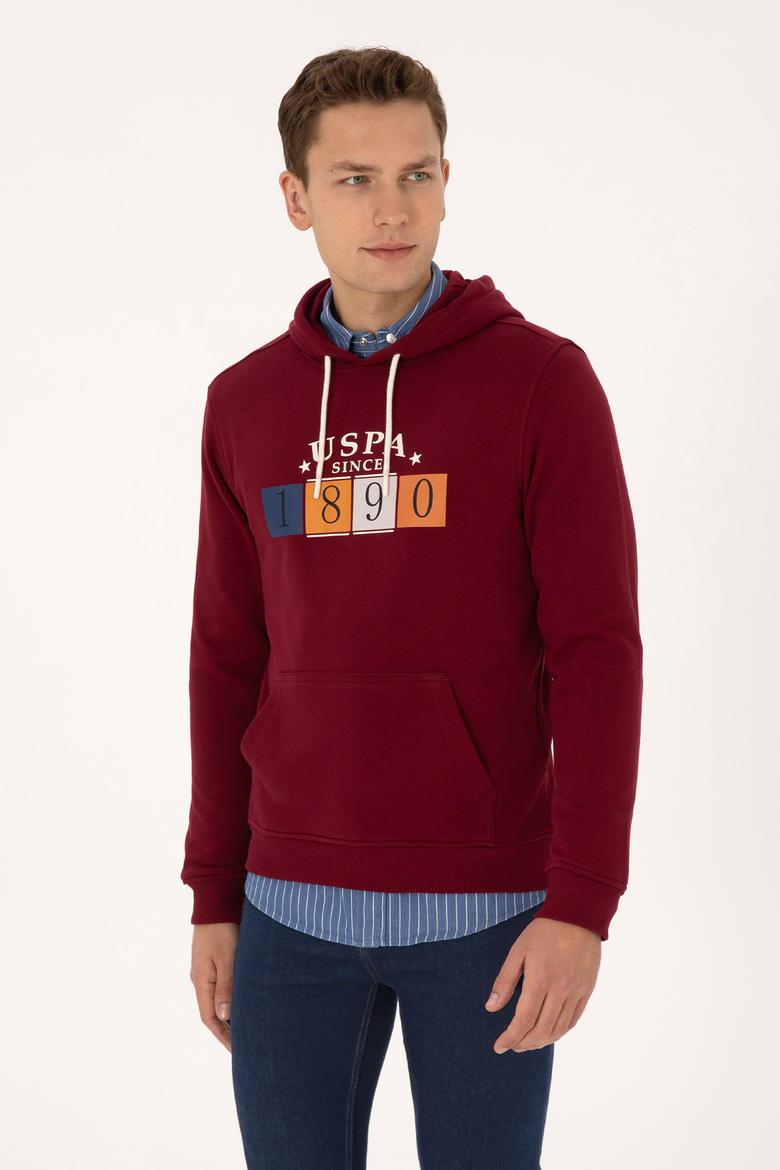 Erkek Bordo Sweatshirt - 50316364046