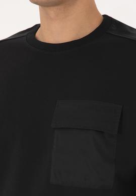 Erkek Siyah Sweatshirt - 50316401039