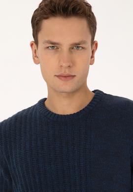 Erkek Lacivert Kazak - 50314968008