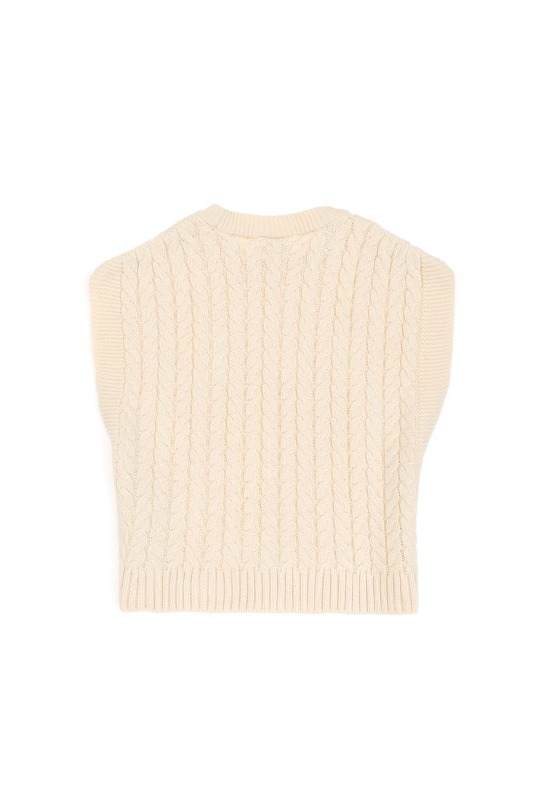 Kız Çocuk Krem Kazak - 50316290007