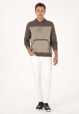 Erkek Vizon Sweatshirt - 50315453037