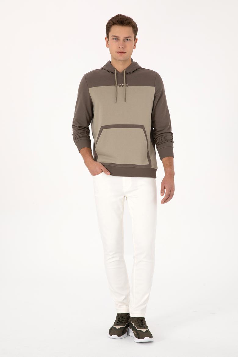 Erkek Vizon Sweatshirt - 50315453037