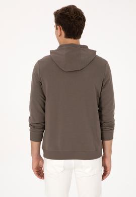 Erkek Vizon Sweatshirt - 50315453037