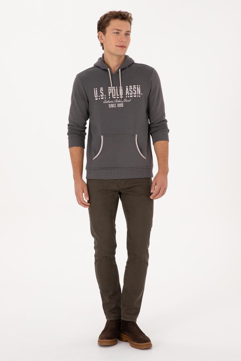 Erkek Gri Sweatshirt - 50315527016