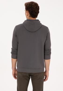 Erkek Gri Sweatshirt - 50315527016