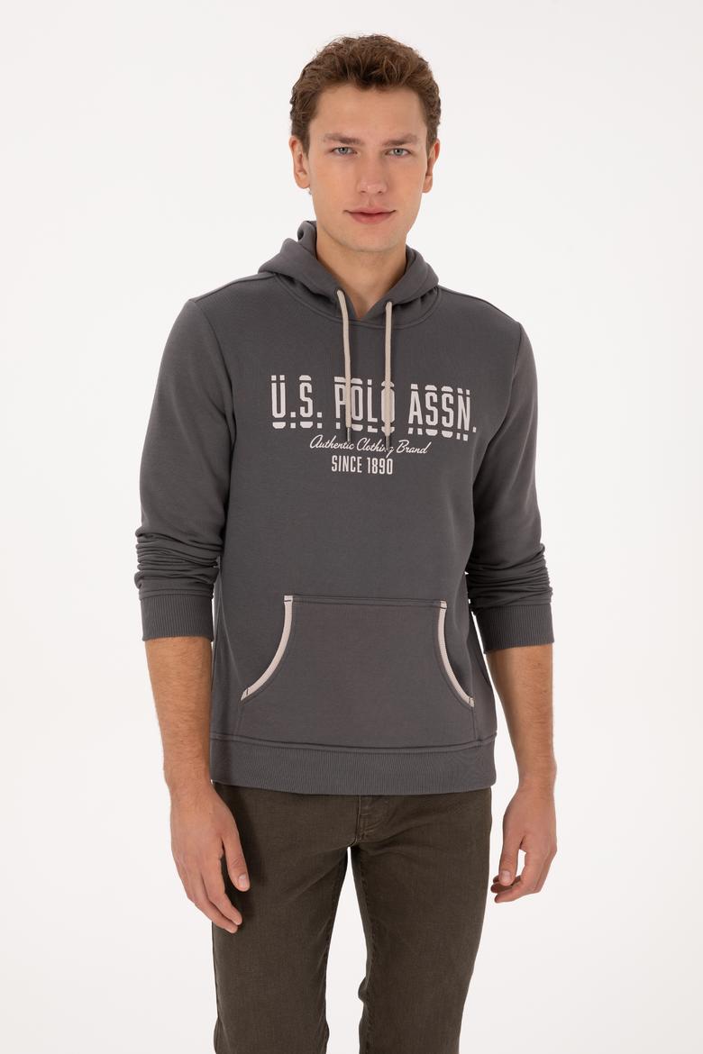 Erkek Gri Sweatshirt