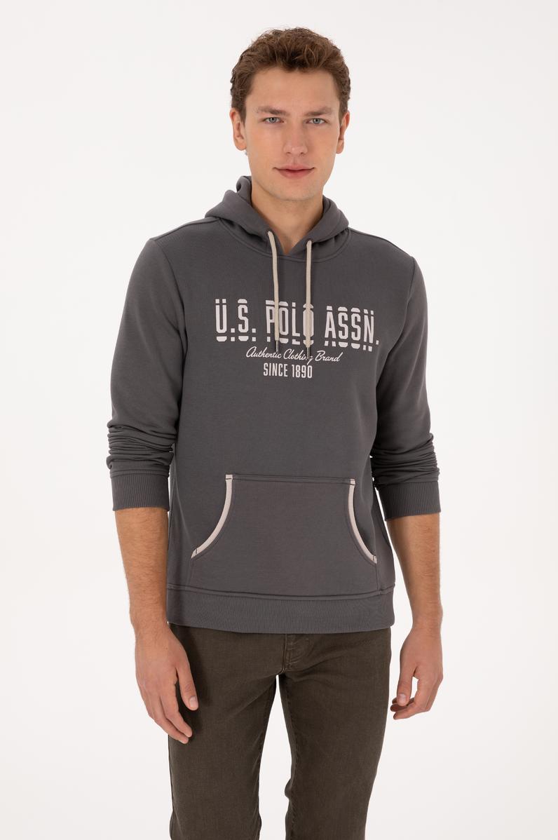 Erkek Gri Sweatshirt