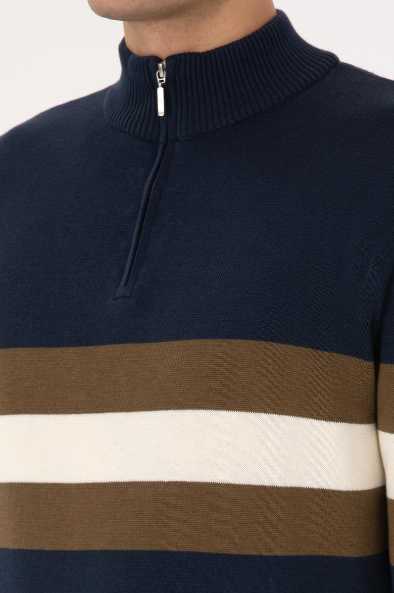 Erkek Lacivert Kazak