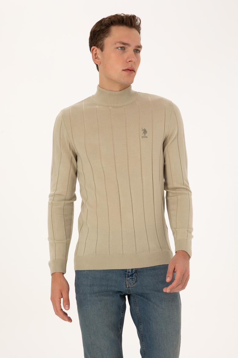 Erkek Açık Haki Kazak - 50315019032