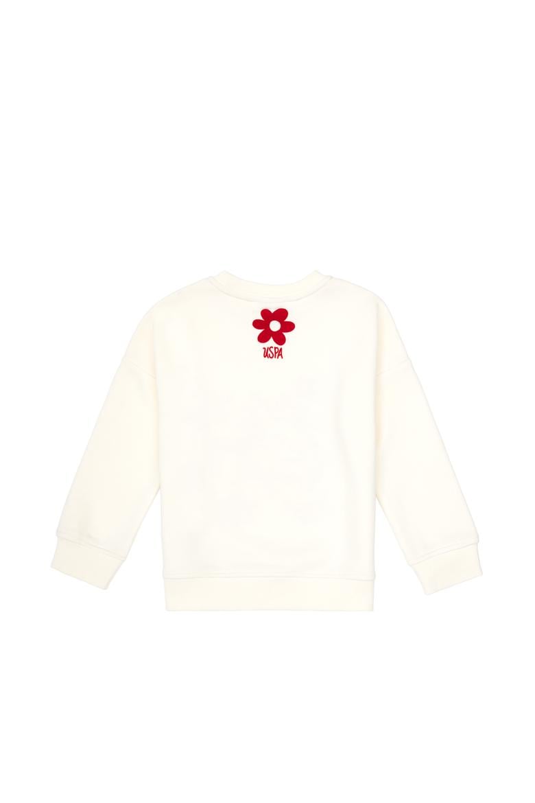 Kız Çocuk Krem Sweatshirt - 50317922012