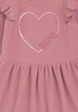 Kız Çocuk Pembe Örme Elbise - 50318088017