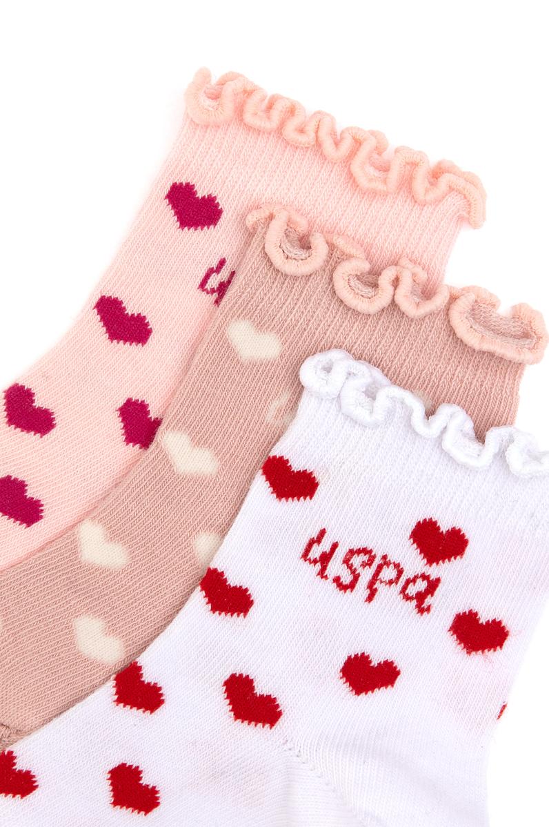 Kız Çocuk Beyaz Soket Çorap