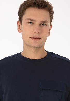 Erkek Lacivert Sweatshirt - 50316401047