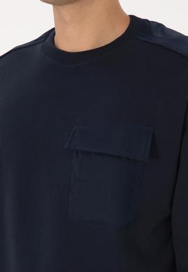 Erkek Lacivert Sweatshirt - 50316401047