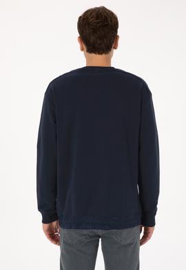 Erkek Lacivert Sweatshirt - 50316401047