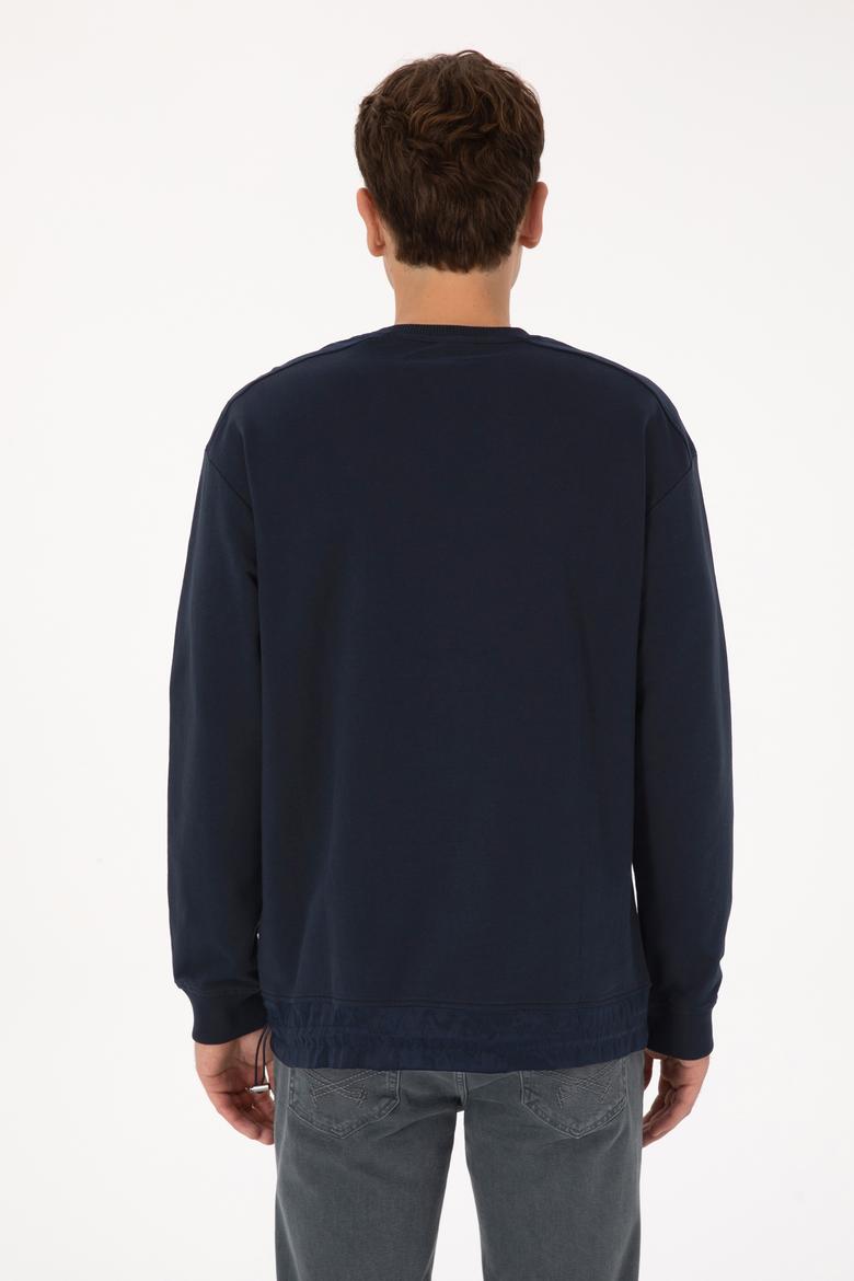 Erkek Lacivert Sweatshirt - 50316401047