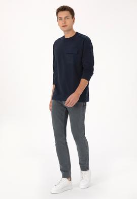 Erkek Lacivert Sweatshirt - 50316401047