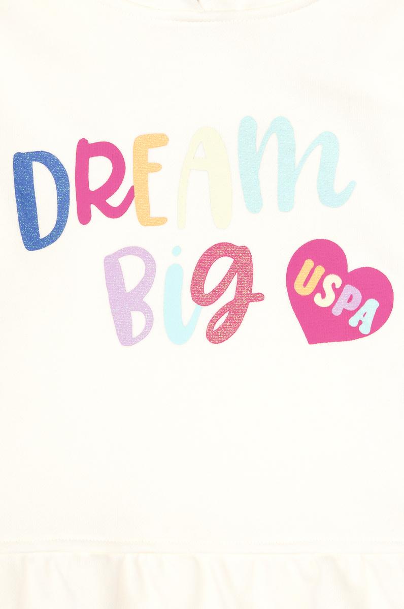 Kız Çocuk Krem Sweatshirt