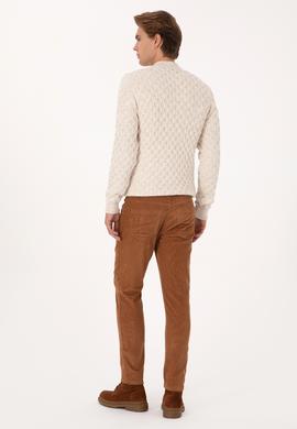 Erkek Camel Kanvas Pantolon - 50310150198