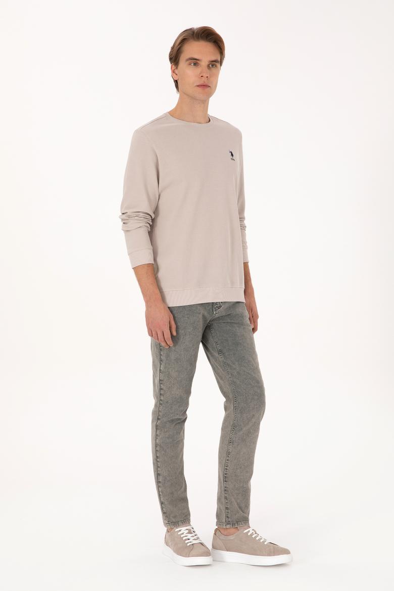 Erkek Gri Kanvas Pantolon - 50310366283