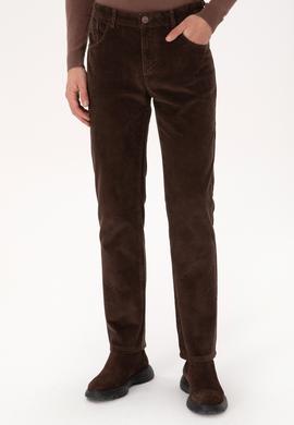 Erkek Koyu Kahverengi Kanvas Pantolon - 50310221102