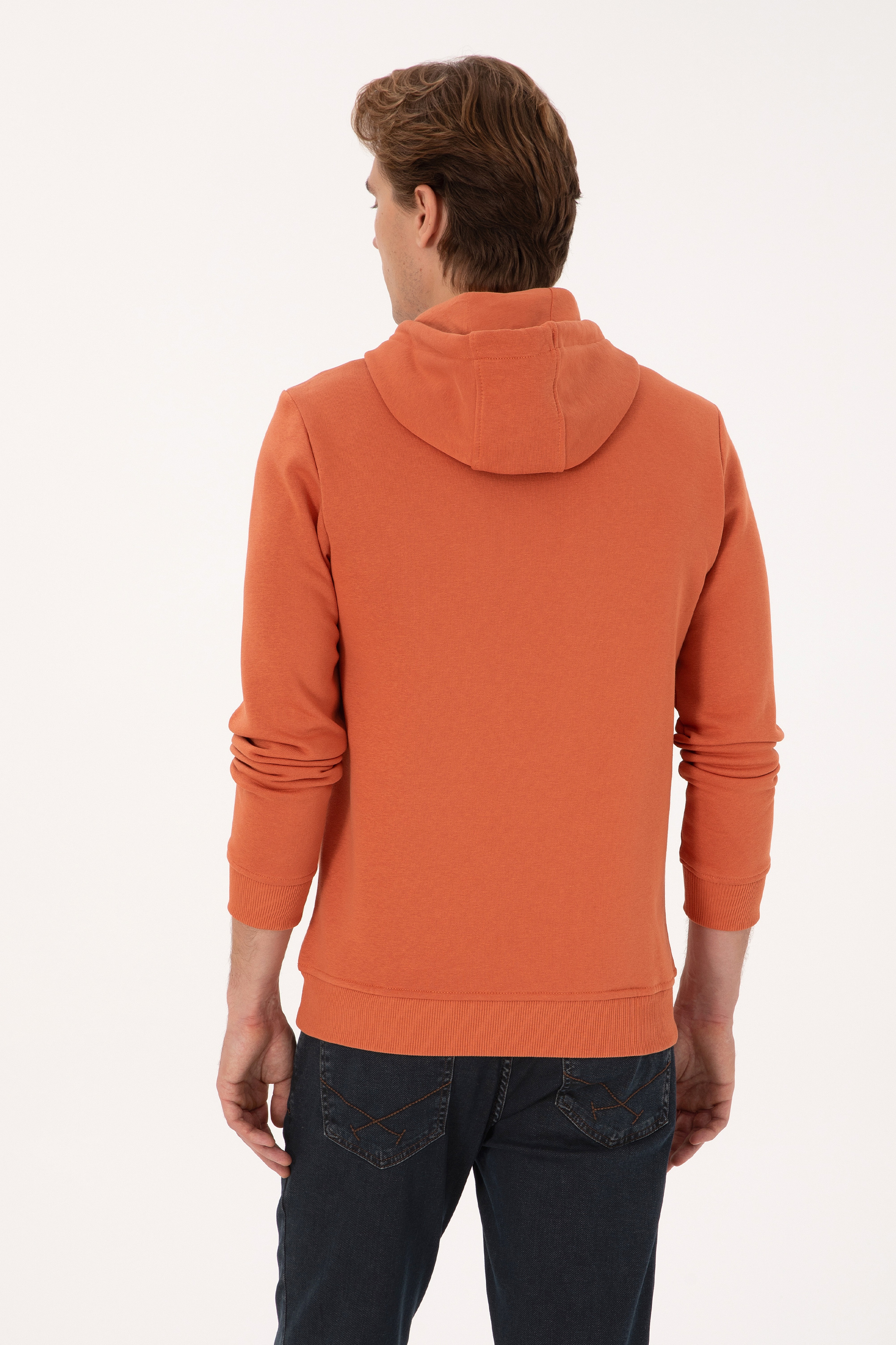 Erkek Tarçın Basic Sweatshirt - Image 5