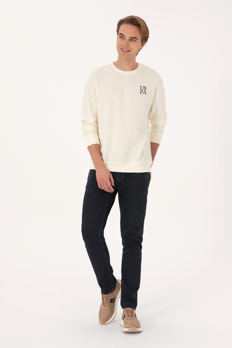 Erkek Krem Sweatshirt - 50310006031