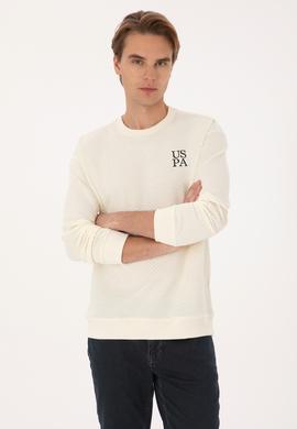 Erkek Krem Sweatshirt - 50310006031