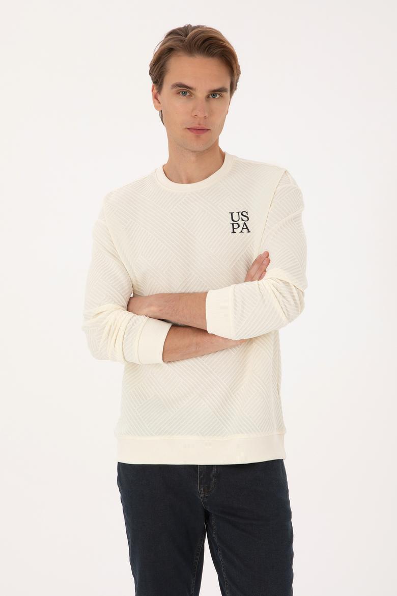Erkek Krem Sweatshirt - 50310006031
