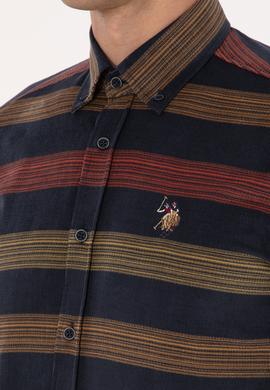 Erkek Açık Lacivert Uzun Kollu Gömlek - 50308173005