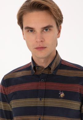 Erkek Açık Lacivert Uzun Kollu Gömlek - 50308173005