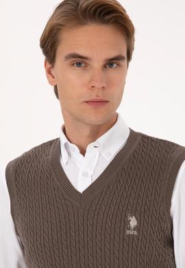 Erkek Vizon Süveter - 50318160016