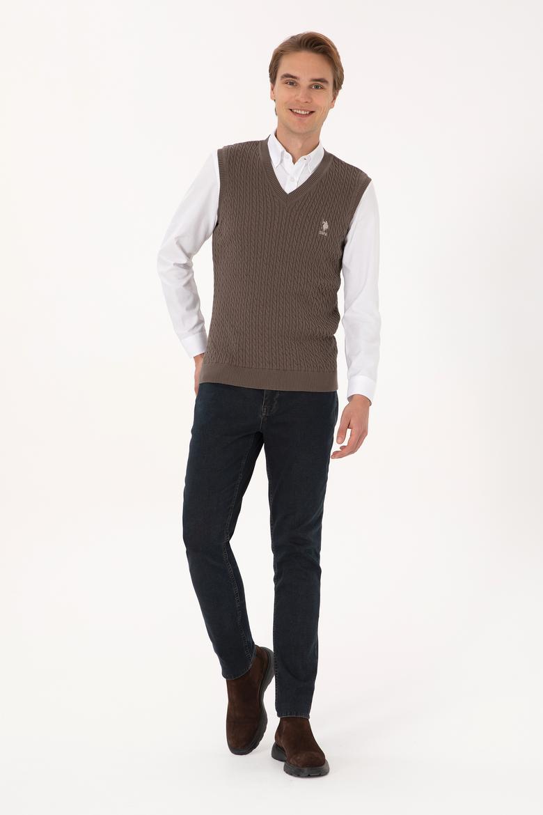 Erkek Vizon Süveter - 50318160016