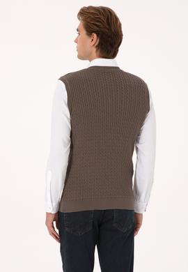 Erkek Vizon Süveter - 50318160016