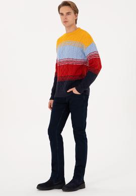 Erkek Lacivert Jean Pantolon - 50317432020