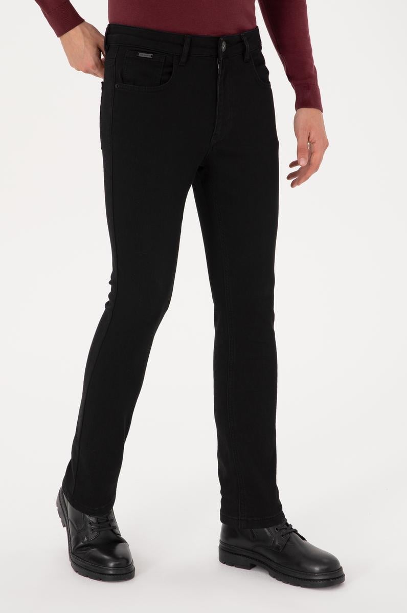 Erkek Siyah Jean Pantolon