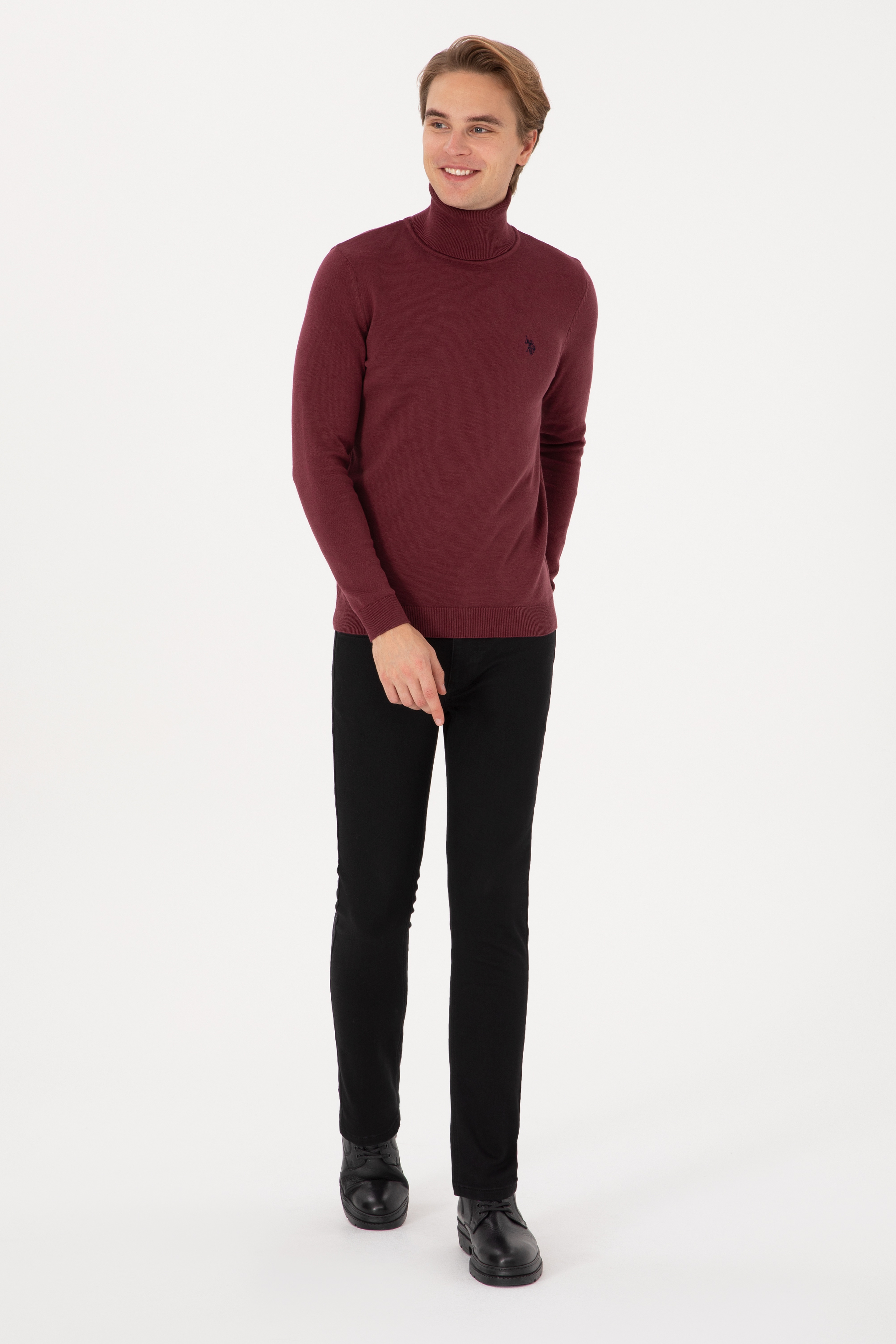 Erkek Siyah Slim Fit Jean Pantolon