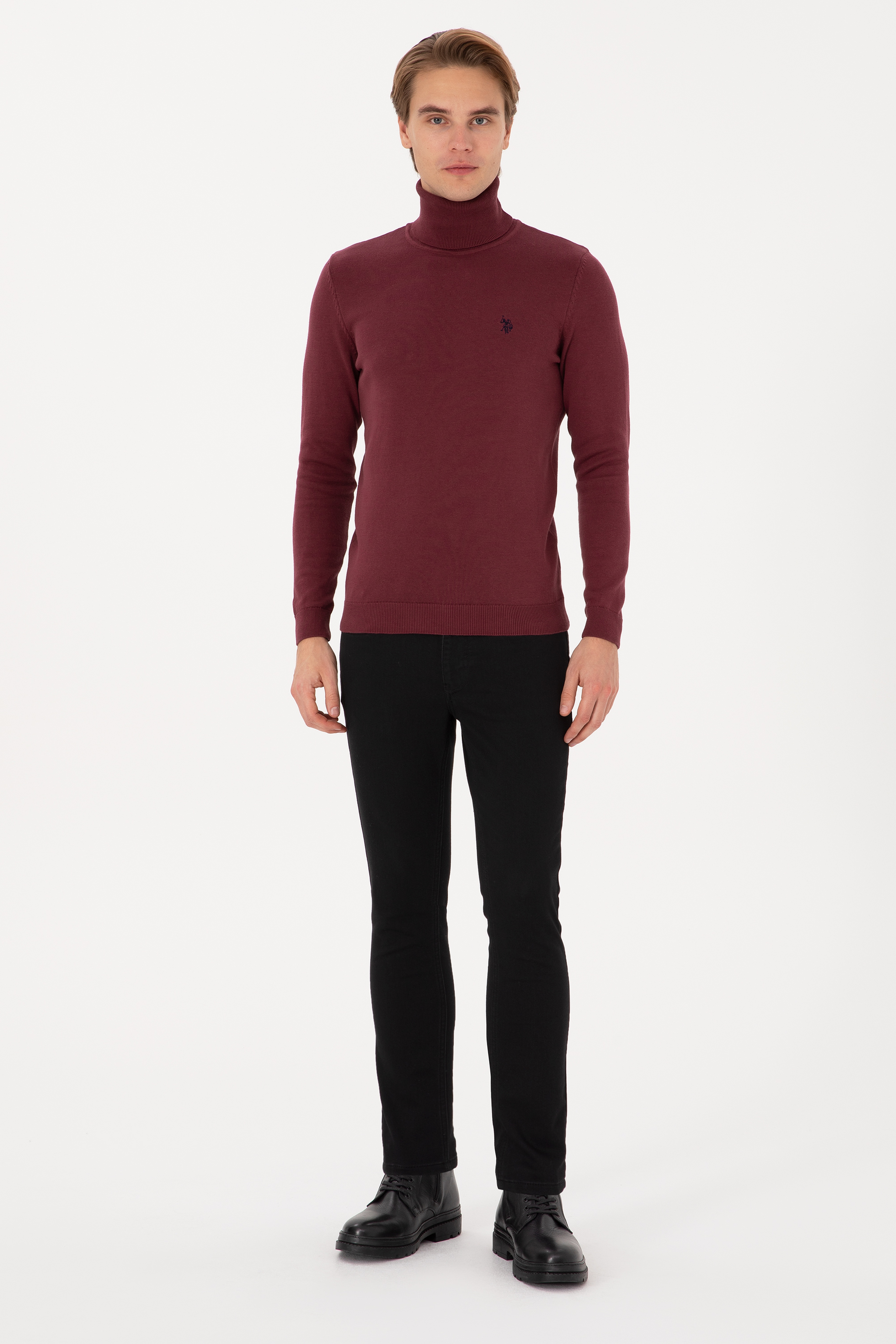 Erkek Siyah Slim Fit Jean Pantolon - Image 3